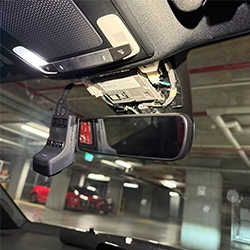 seamlessly installed with vehicle interior panels